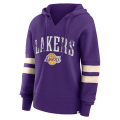 Fanatics - Los Angeles Lakers Women's Bold Move Dolman V-Neck High Hip Hoodie - Purple