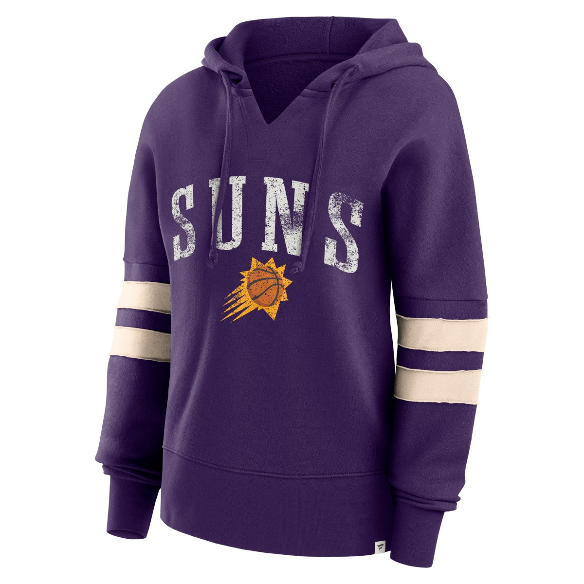 Fanatics - Phoenix Suns Women's Bold Move Dolman V-Neck High Hip Hoodie - Purple
