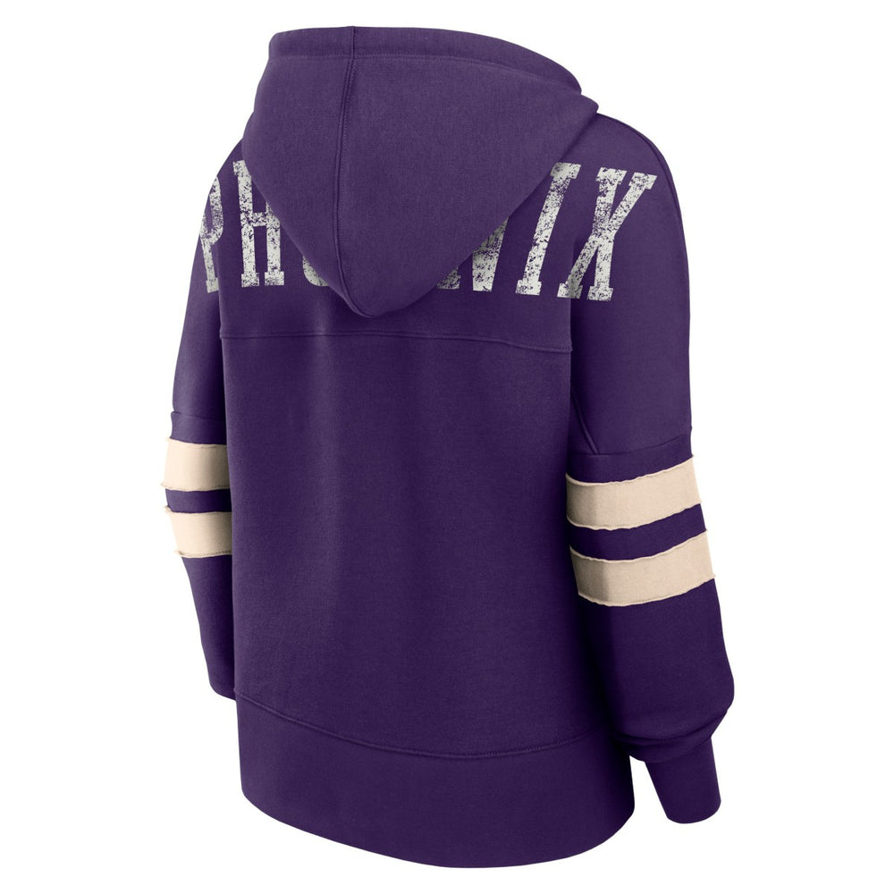 Fanatics - Phoenix Suns Women's Bold Move Dolman V-Neck High Hip Hoodie - Purple