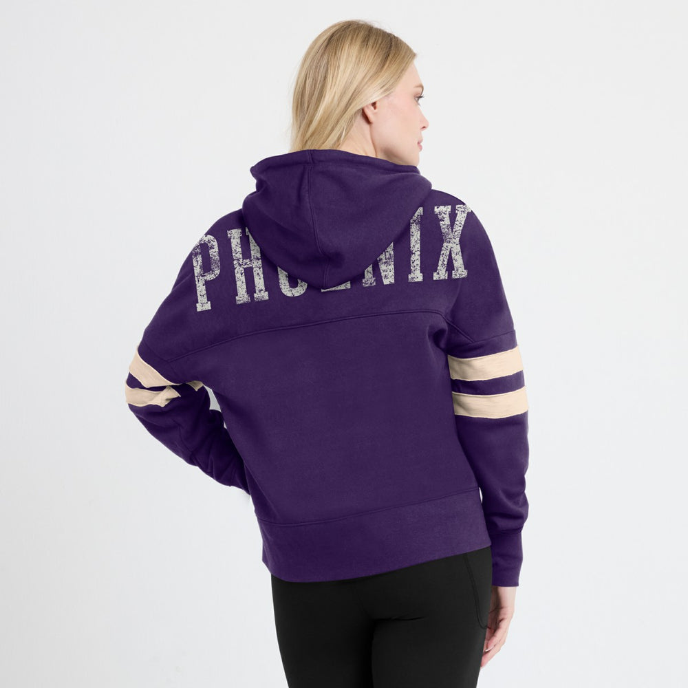 Fanatics - Phoenix Suns Women's Bold Move Dolman V-Neck High Hip Hoodie - Purple