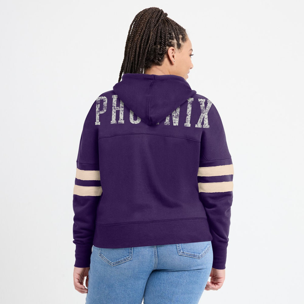 Fanatics - Phoenix Suns Women's Bold Move Dolman V-Neck High Hip Hoodie - Purple