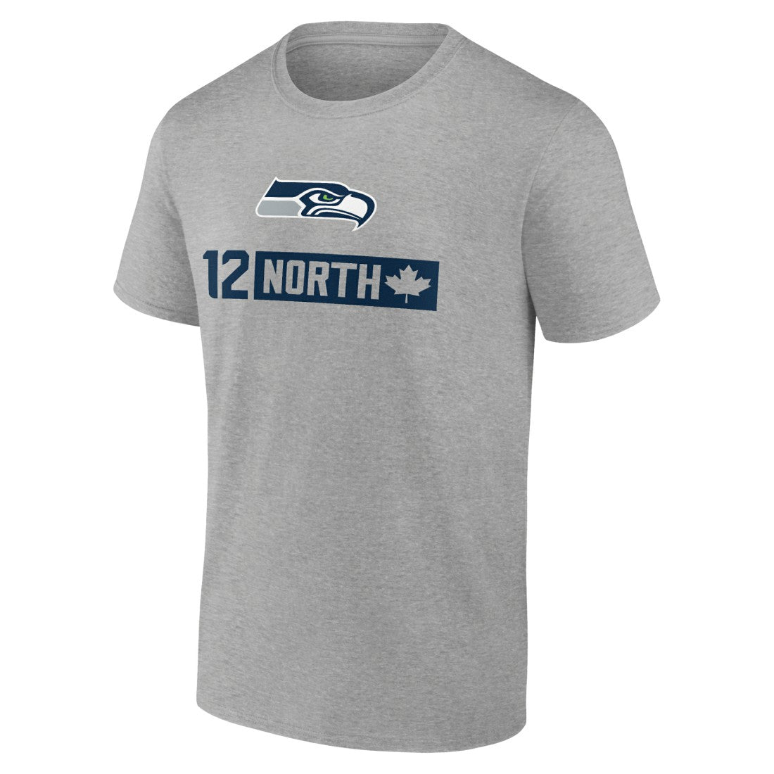 Seattle Seahawks 12 North T-Shirt Heather Gray - NFL