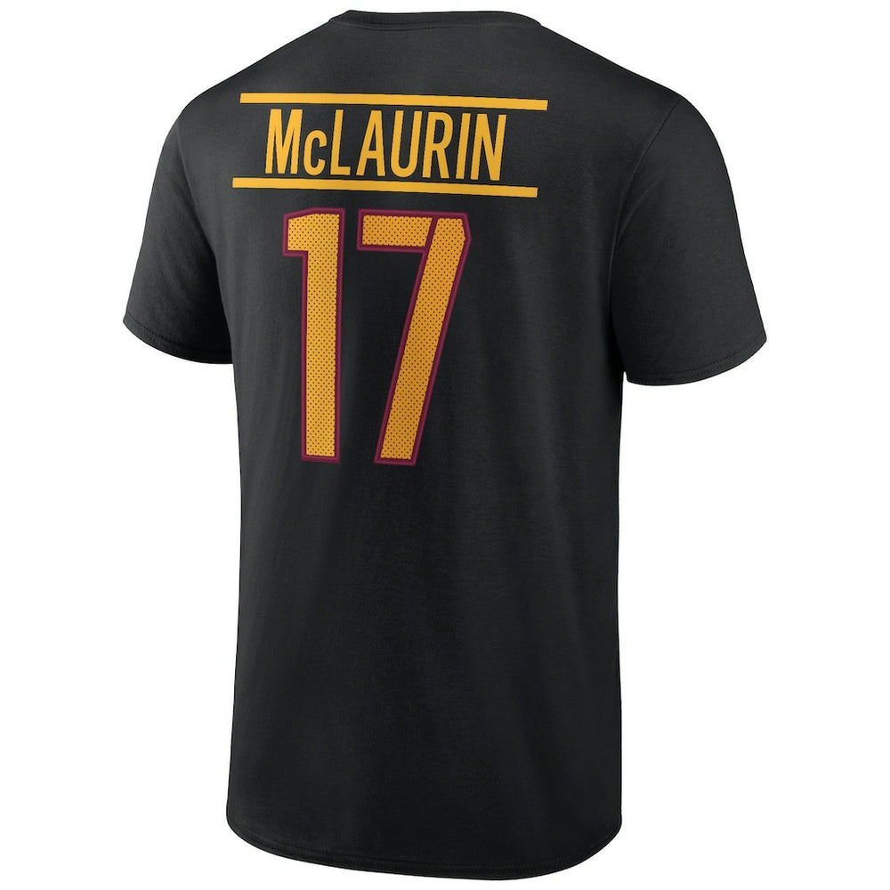 Terry McLaurin Washington Commanders Icon Player Name & Number T-Shirt Black - NFL