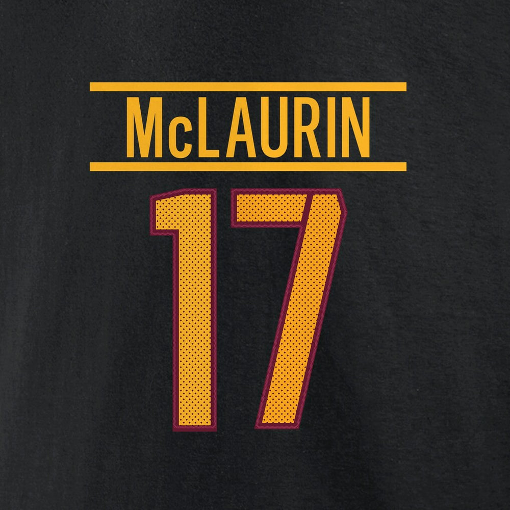 Terry McLaurin Washington Commanders Icon Player Name & Number T-Shirt Black - NFL