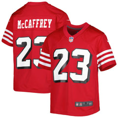Christian McCaffrey San Francisco 49ers Youth Game Jersey Scarlet - Nike