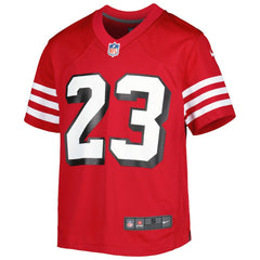 Christian McCaffrey San Francisco 49ers Youth Game Jersey Scarlet - Nike