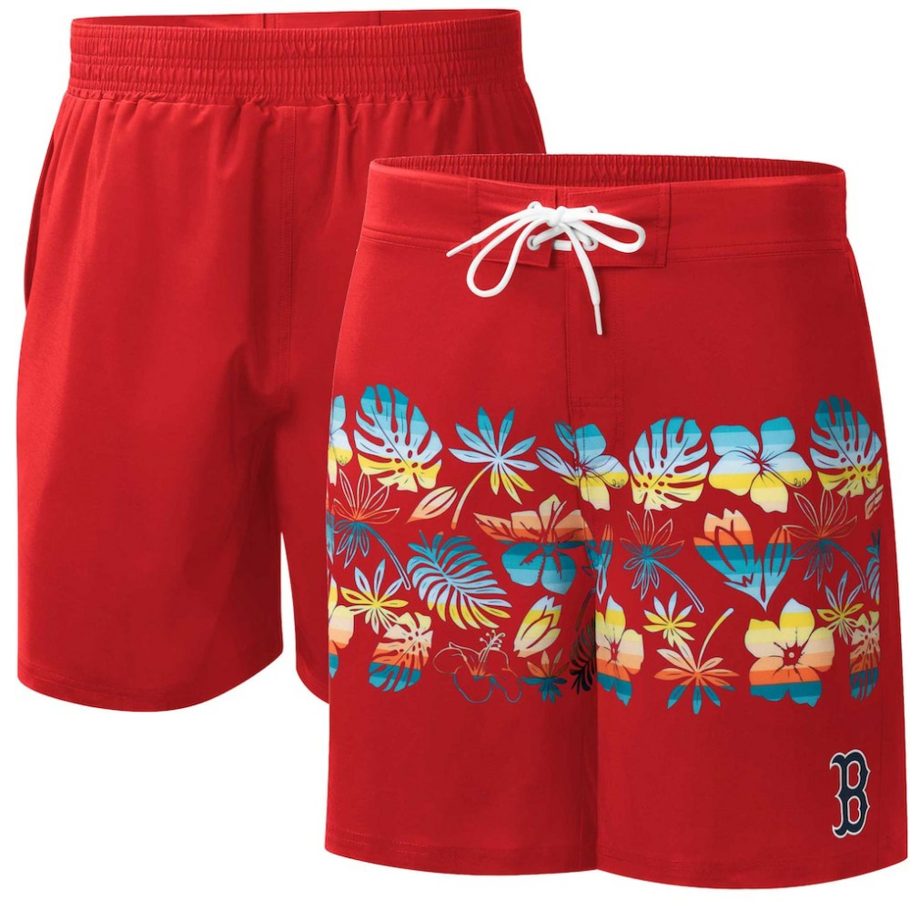 Boston Red Sox G-III Sports by Carl Banks Breeze Volley Swim Shorts Near Me