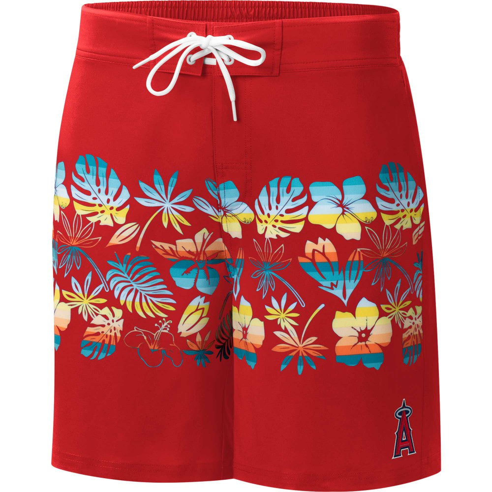 Los Angeles Angels G-III Sports by Carl Banks Breeze Volley Swim Shorts for sale
