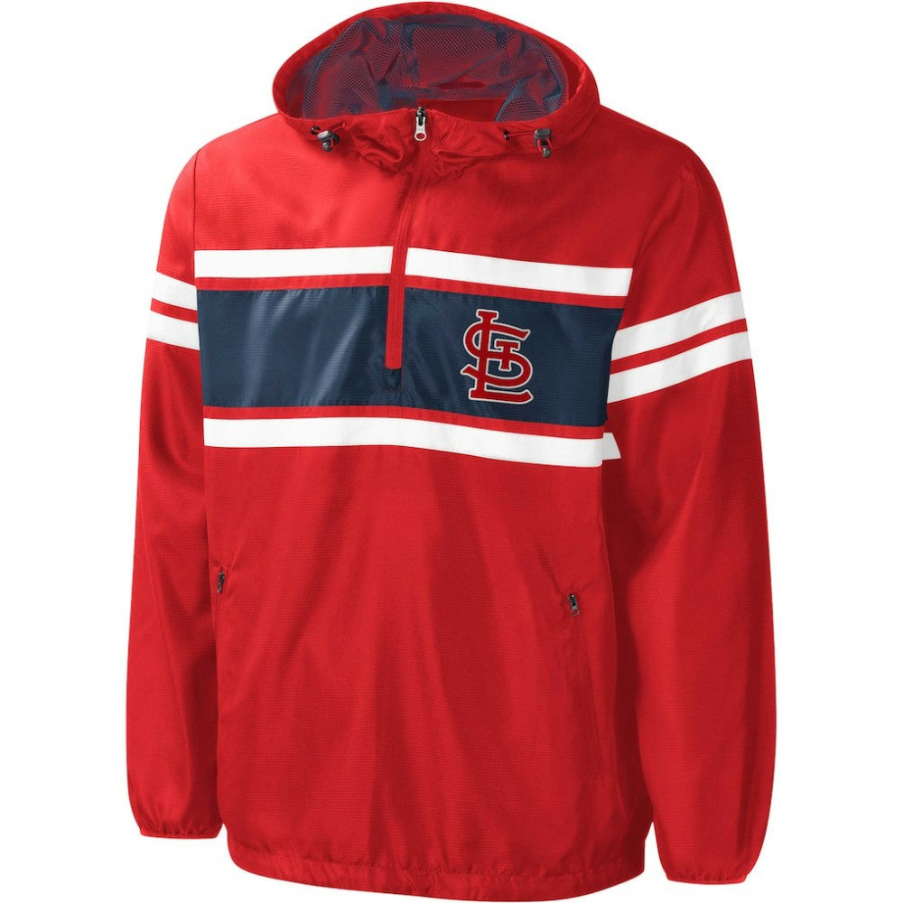 St. Louis Cardinals G-III Sports by Carl Banks Game Score Quarter-Zip Windbreaker for sale