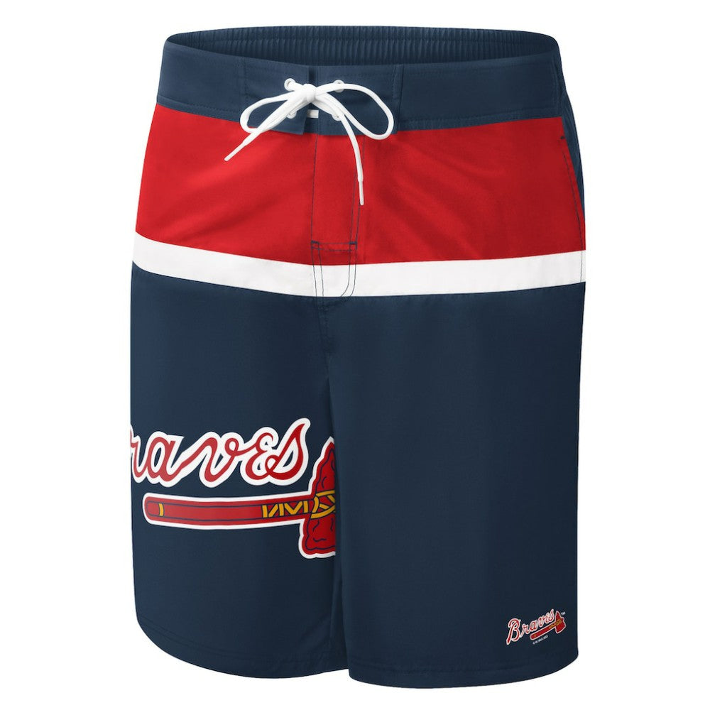 Atlanta Braves G-III Sports by Carl Banks Sea Wind Swim Shorts On Sale