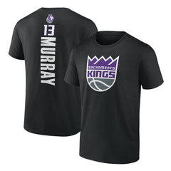 NBA - Keegan Murray Sacramento Kings Playmaker Team Name & Number T-Shirt - Black