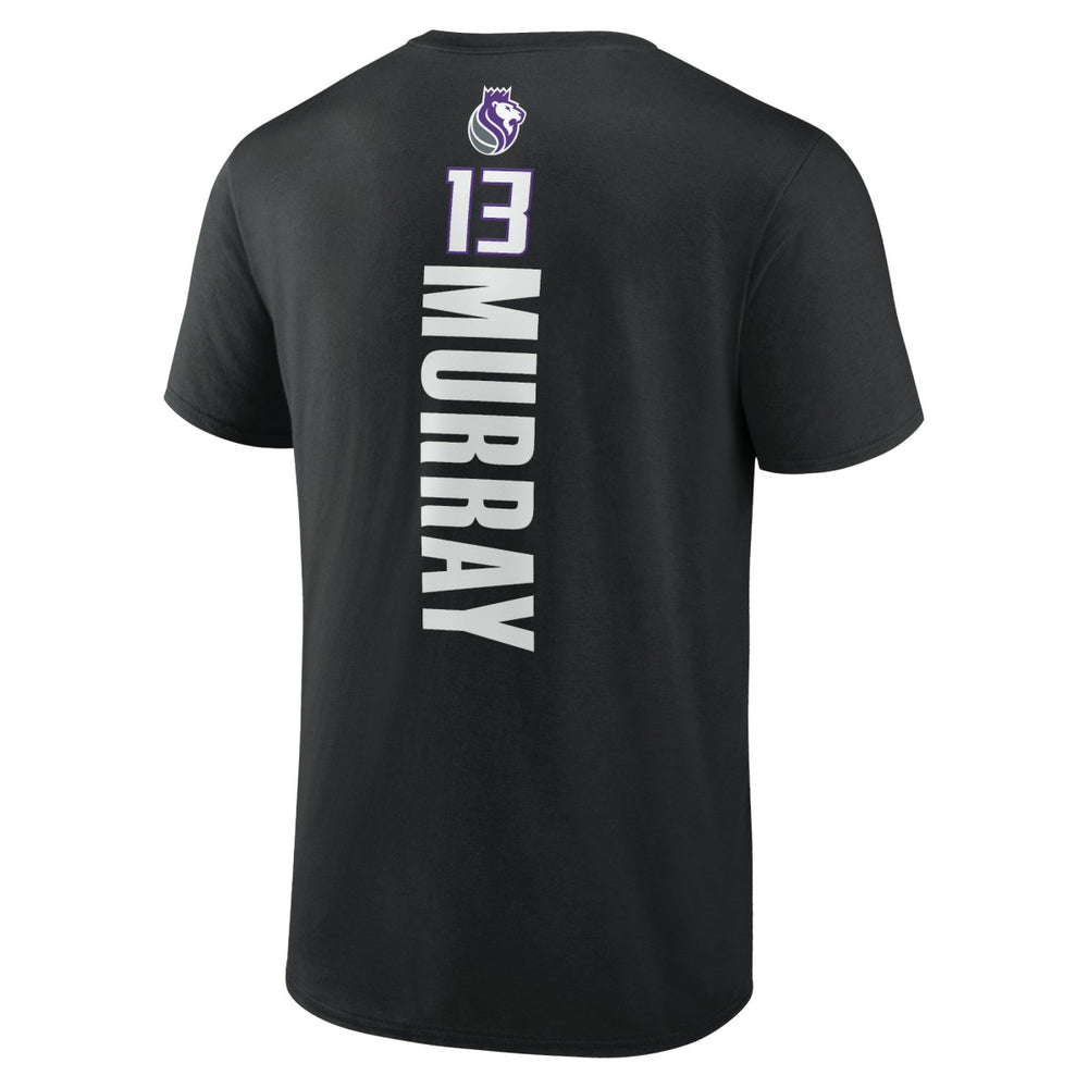 NBA - Keegan Murray Sacramento Kings Playmaker Team Name & Number T-Shirt - Black