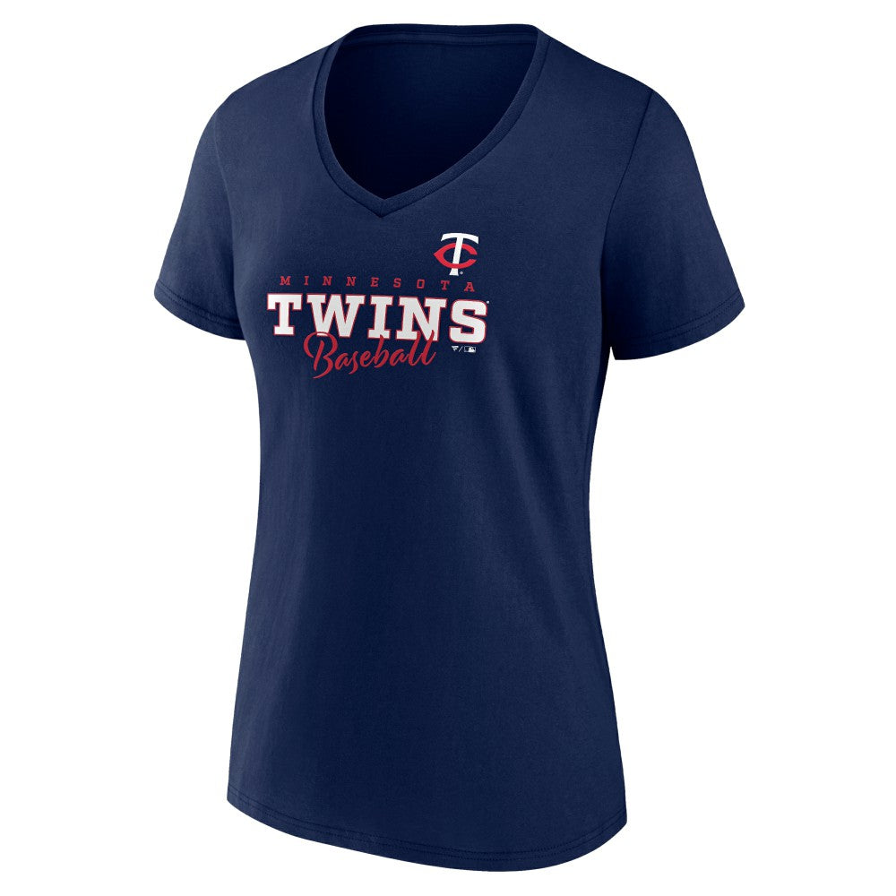 Minnesota Twins Women's Back In Business V-Neck T-Shirt Near Me