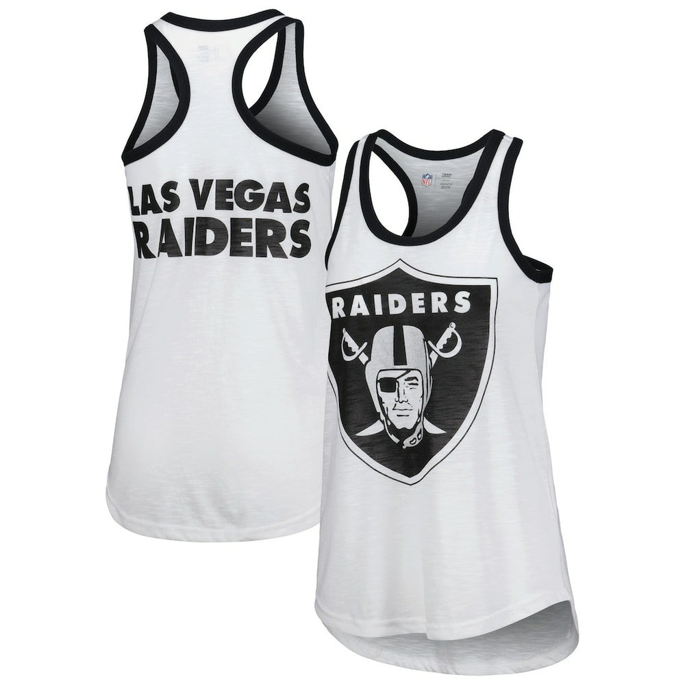 Las Vegas Raiders G-III 4Her by Carl Banks Women's Tater Tank Top White - NFL