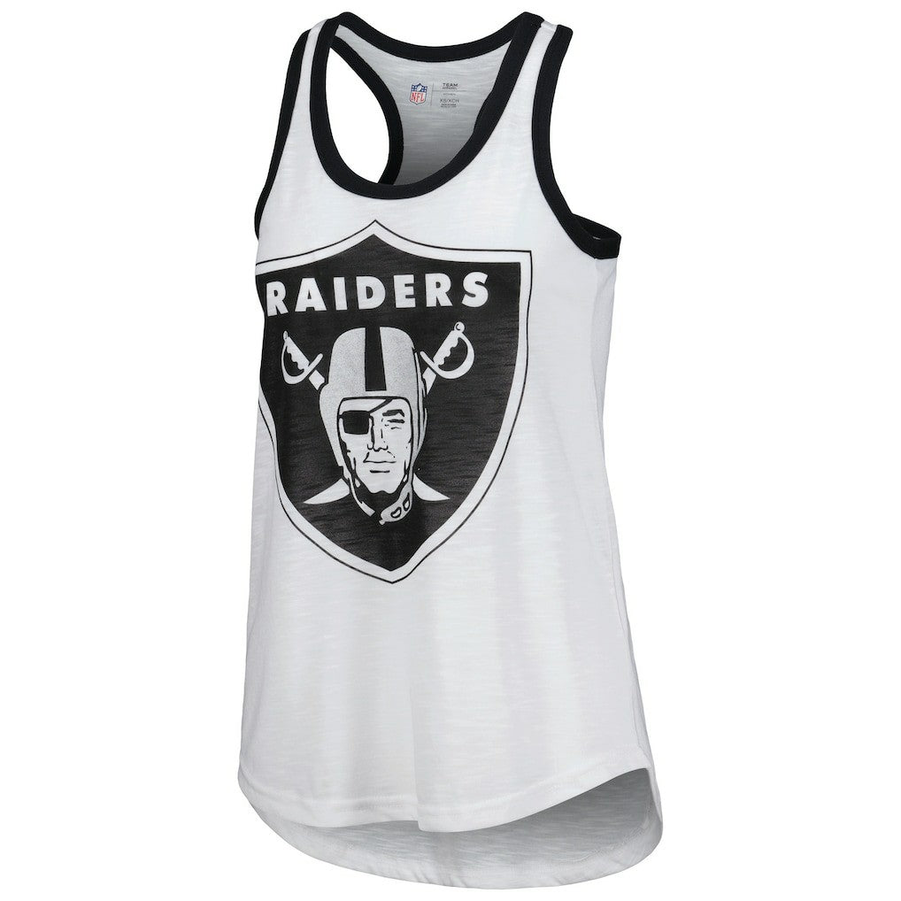Las Vegas Raiders G-III 4Her by Carl Banks Women's Tater Tank Top White - NFL