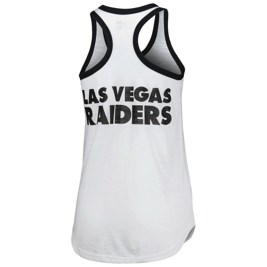 Las Vegas Raiders G-III 4Her by Carl Banks Women's Tater Tank Top White - NFL