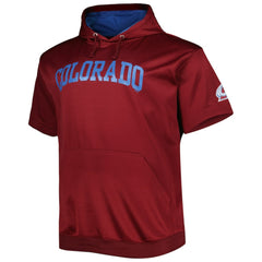 Nathan MacKinnon Colorado Avalanche - Fanatics Big & Tall Name & Number Pullover Hoodie Burgundy