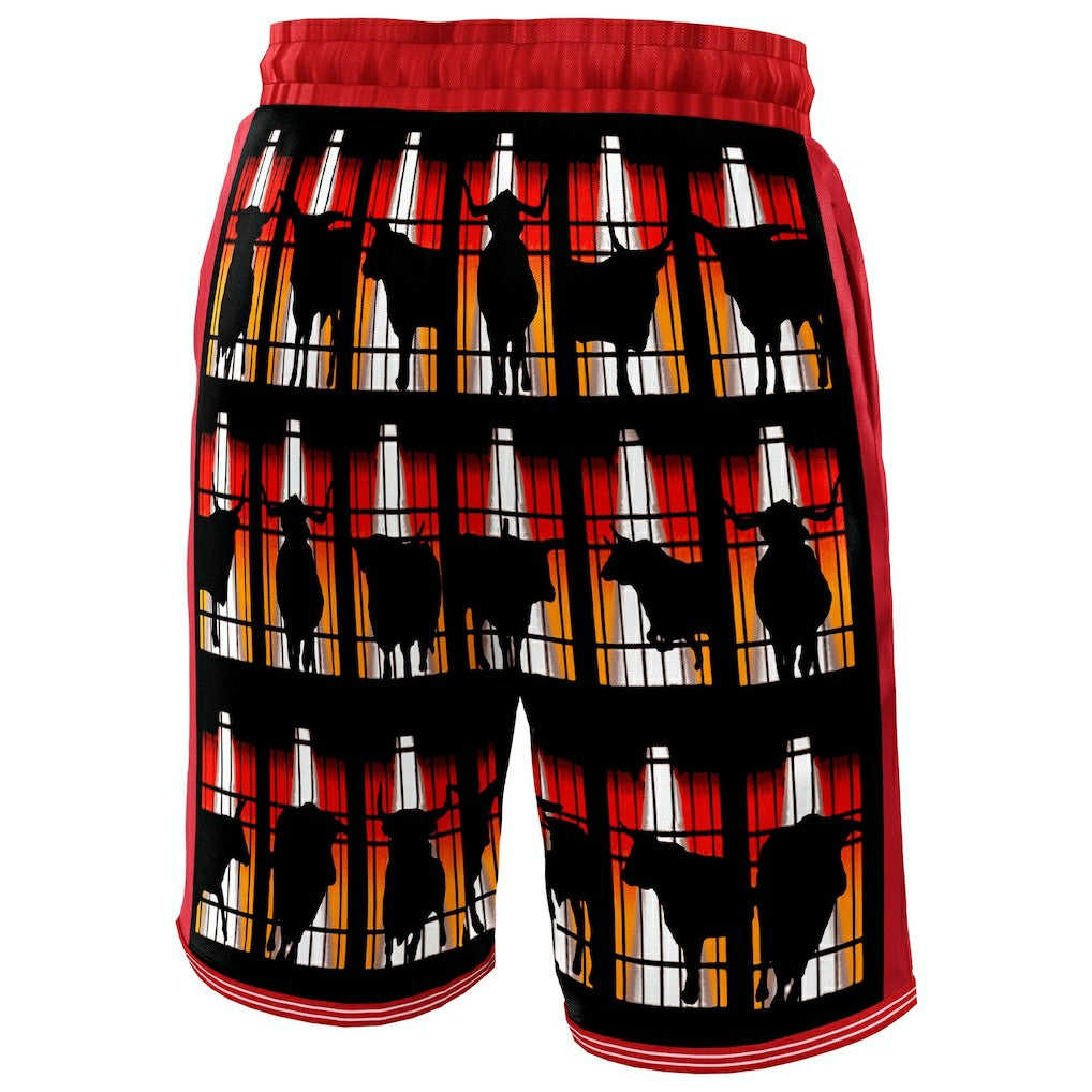 Fanatics - Chicago Bulls NBA & KidSuper Studios Unisex Hometown Shorts - Red