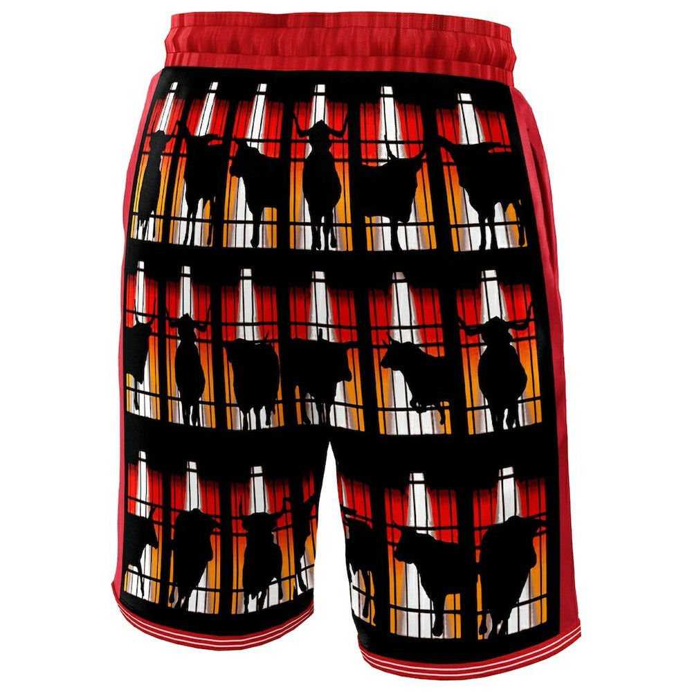 Fanatics - Chicago Bulls NBA & KidSuper Studios Unisex Hometown Shorts - Red