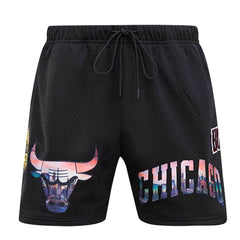 NBA - Chicago Bulls Pro Standard City Scape Mesh Shorts - Black