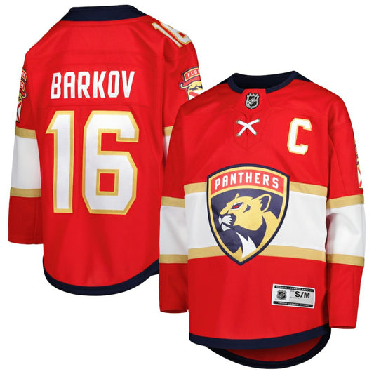 Aleksander Barkov Florida Panthers Youth Home Premier Player Jersey - Red | NHL Jerseys