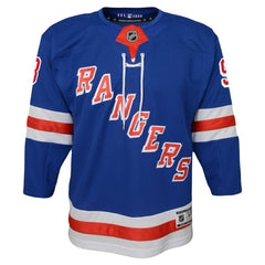 Mika Zibanejad New York Rangers Youth Home Premier Player Jersey Blue