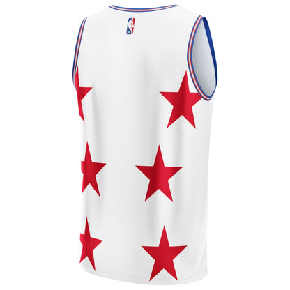 Philadelphia 76ers NBA & KidSuper Studios Unisex Hometown Jersey - White | NBA Jerseys