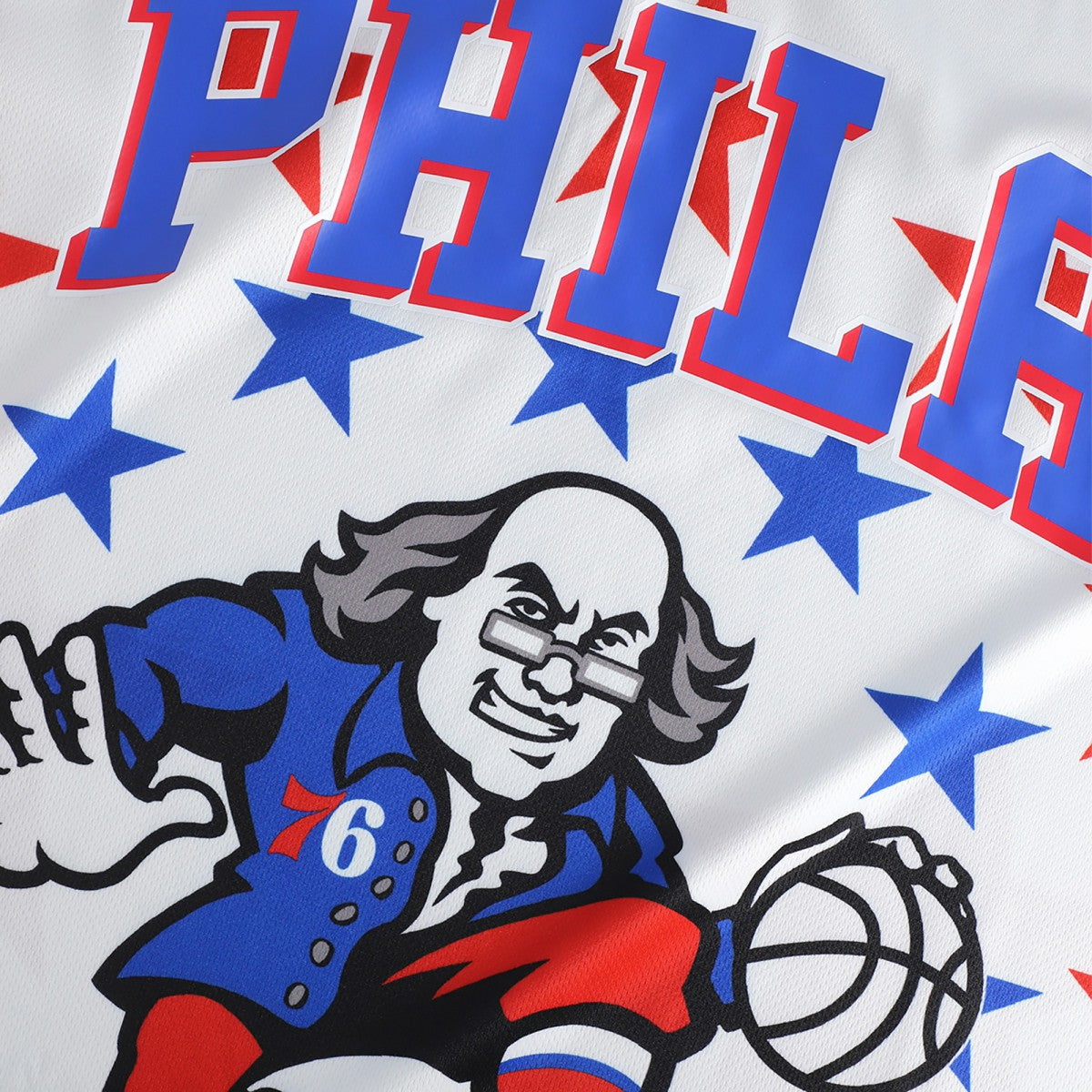 Philadelphia 76ers NBA & KidSuper Studios Unisex Hometown Jersey - White | NBA Jerseys