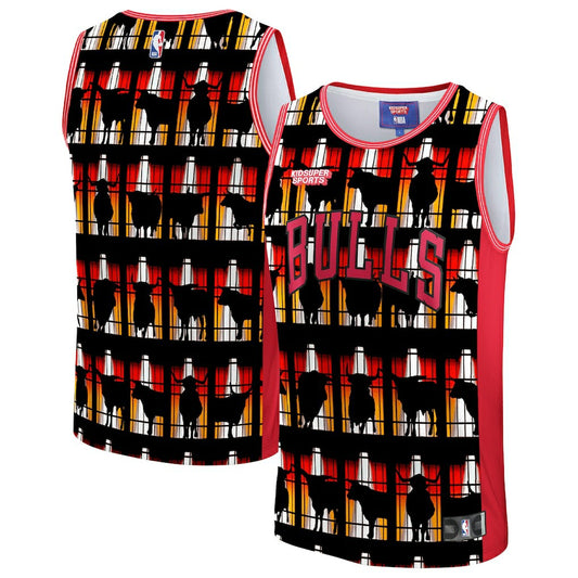 Chicago Bulls NBA & KidSuper Studios Unisex Hometown Jersey sale - Red | NBA Jerseys