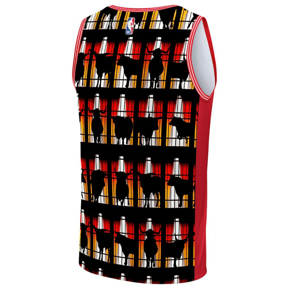 Fanatics - Chicago Bulls NBA & KidSuper Studios Unisex Hometown Jersey - Red
