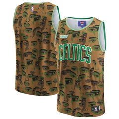 Fanatics - Boston Celtics NBA & KidSuper Studios Unisex Hometown Jersey - Brown