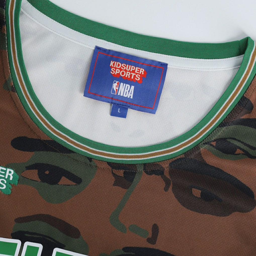 Fanatics - Boston Celtics NBA & KidSuper Studios Unisex Hometown Jersey - Brown