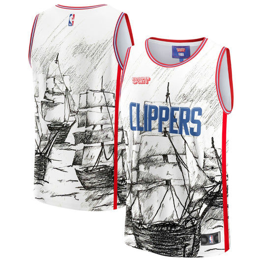 LA Clippers NBA & KidSuper Studios Unisex Hometown Jersey - Gray | NBA Jerseys