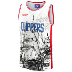 Fanatics - LA Clippers NBA & KidSuper Studios Unisex Hometown Jersey - Gray