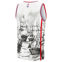 Fanatics - LA Clippers NBA & KidSuper Studios Unisex Hometown Jersey - Gray