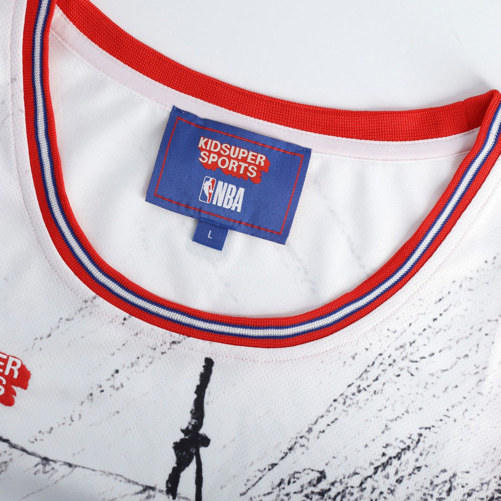 Fanatics - LA Clippers NBA & KidSuper Studios Unisex Hometown Jersey - Gray