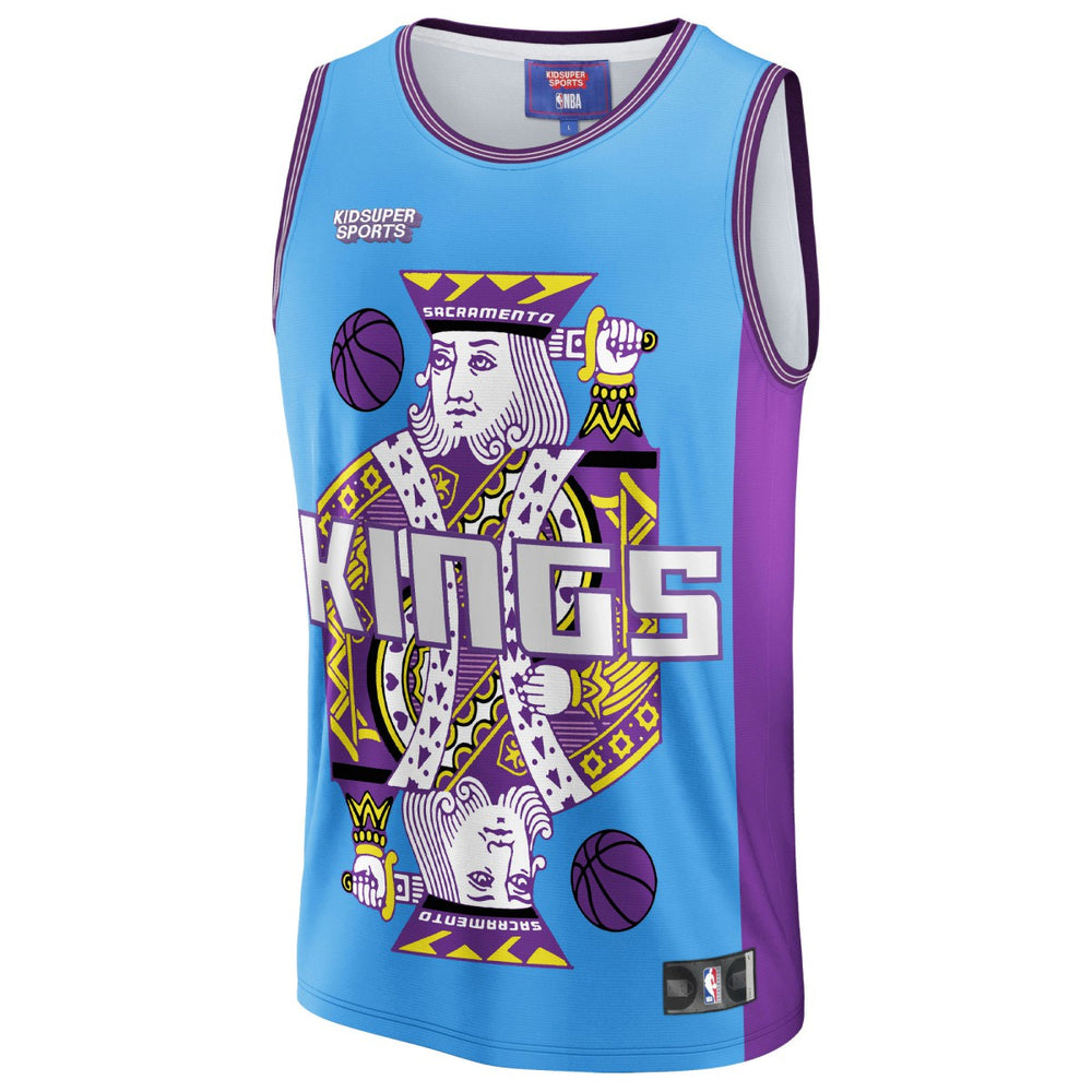 Fanatics - Sacramento Kings NBA & KidSuper Studios Unisex Hometown Jersey - Blue