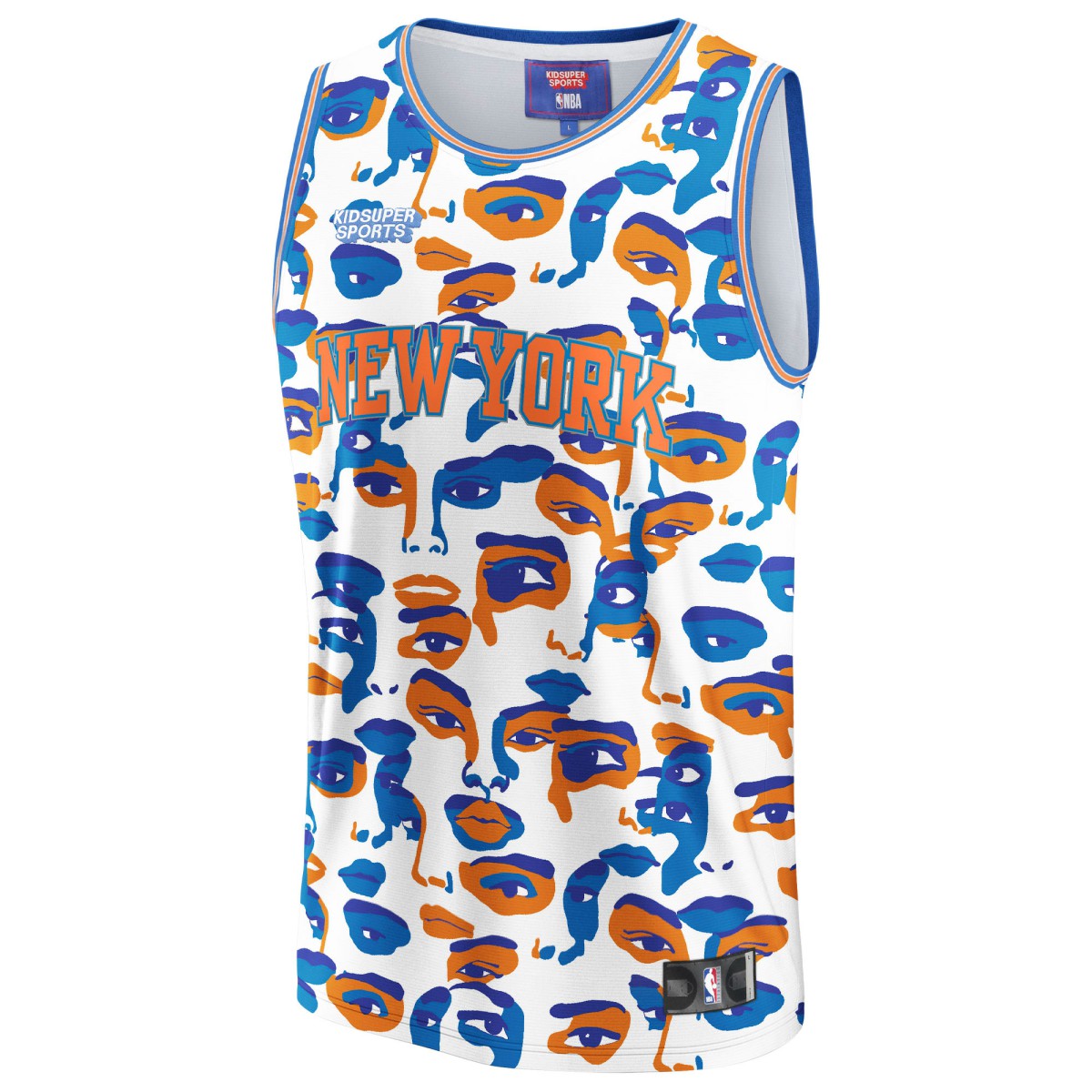 Fanatics - New York Knicks NBA & KidSuper Studios Unisex Hometown Jersey - White