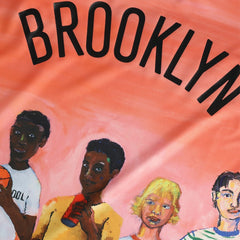 Fanatics - Brooklyn Nets NBA & KidSuper Studios Unisex Hometown Jersey - Coral