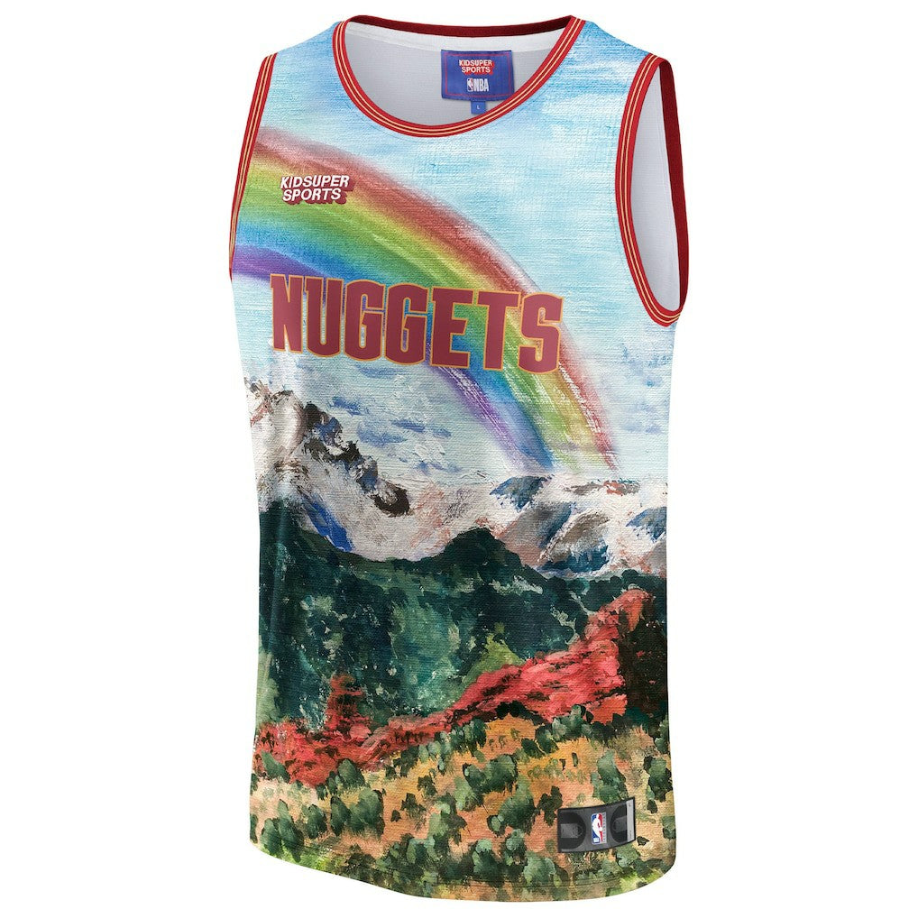 Fanatics - Denver Nuggets NBA & KidSuper Studios Unisex Hometown Jersey - Blue