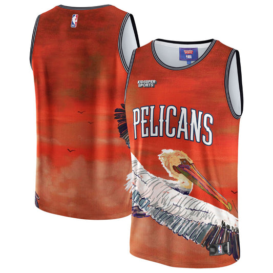 New Orleans Pelicans NBA & KidSuper Studios Unisex Hometown Jersey - Red | NBA Jerseys