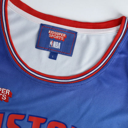 Detroit Pistons NBA & KidSuper Studios Unisex Hometown Jersey sale - Red | NBA Jerseys