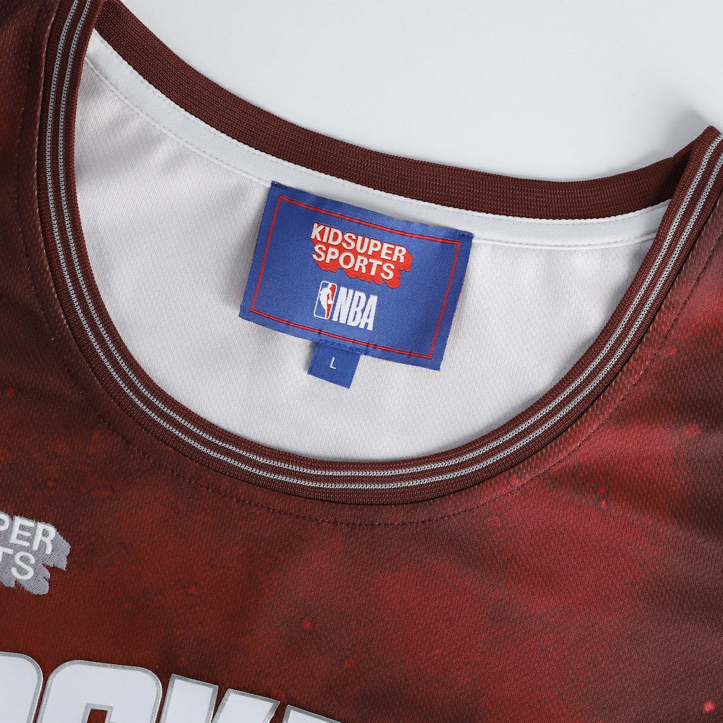 Fanatics - Houston Rockets NBA & KidSuper Studios Unisex Hometown Jersey - Red