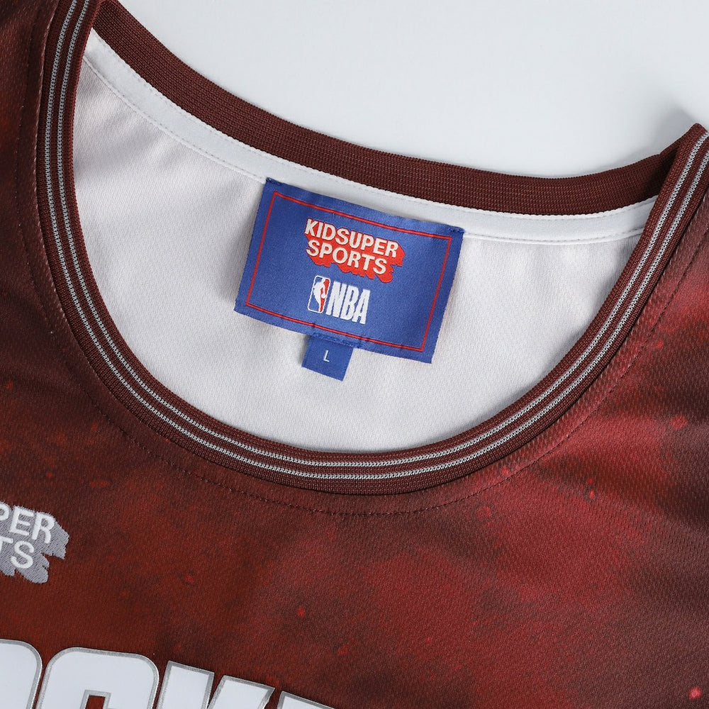 Fanatics - Houston Rockets NBA & KidSuper Studios Unisex Hometown Jersey - Red