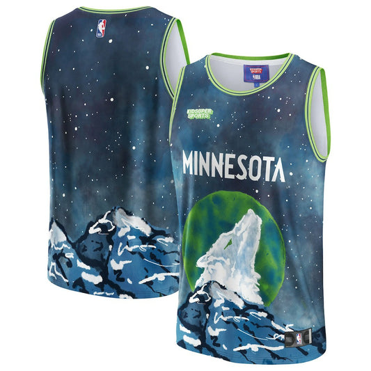 Minnesota Timberwolves NBA & KidSuper Studios Unisex Hometown Jersey - Blue | NBA Jerseys