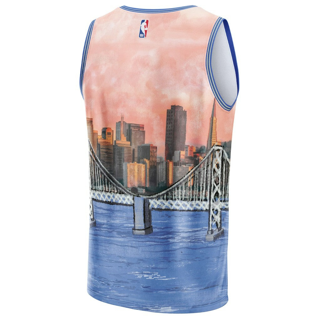 Fanatics - Golden State Warriors NBA & KidSuper Studios Unisex Hometown Jersey - Blue