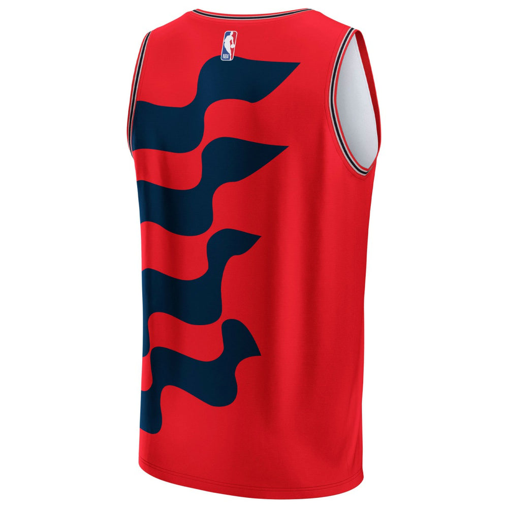 Fanatics - Washington Wizards NBA & KidSuper Studios Unisex Hometown Jersey - Red