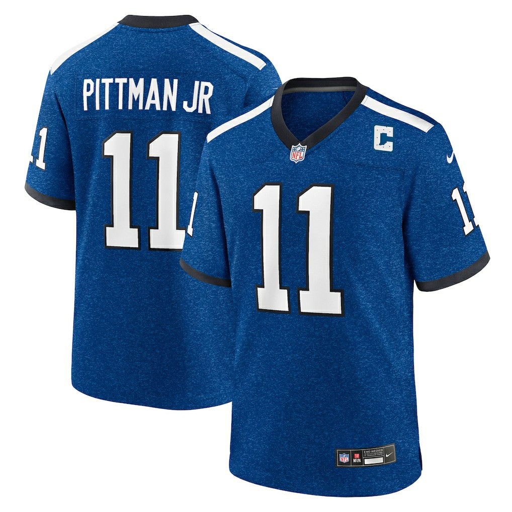 Indiana Nights Michael Pittman Jr. Indianapolis Colts Alternate Game Jersey Blue - Nike