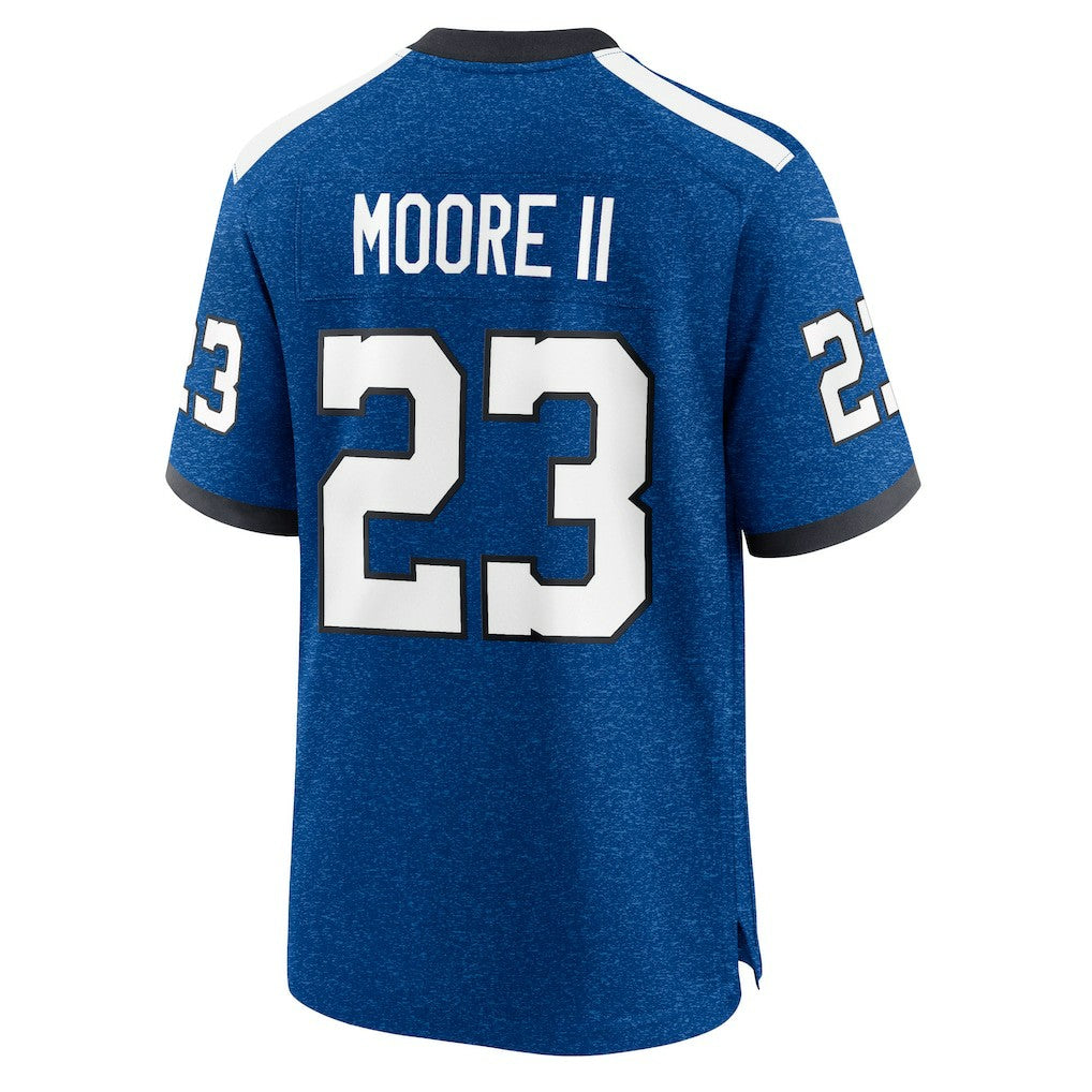 Kenny Moore II Indianapolis Colts Indiana Nights Alternate Game Jersey Royal - Nike