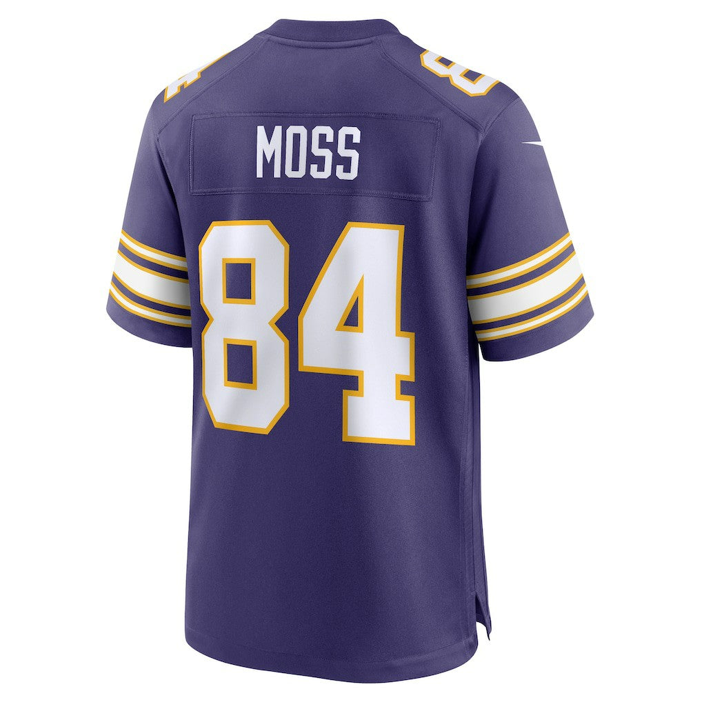 Randy Moss Minnesota Vikings Classic Retired Player Game Jersey - Purple | NFL Jerseys